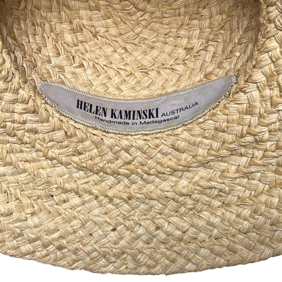 Helen Kaminski - Australia 100% Raffia Woven Handmade Wide Brim Sun Hat Natural main image 7